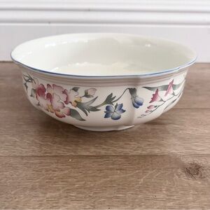 Villeroy & Boch Luxembourg Riviera Porcelain Floral‎ Large Vegetable Bowl 8 1/4”